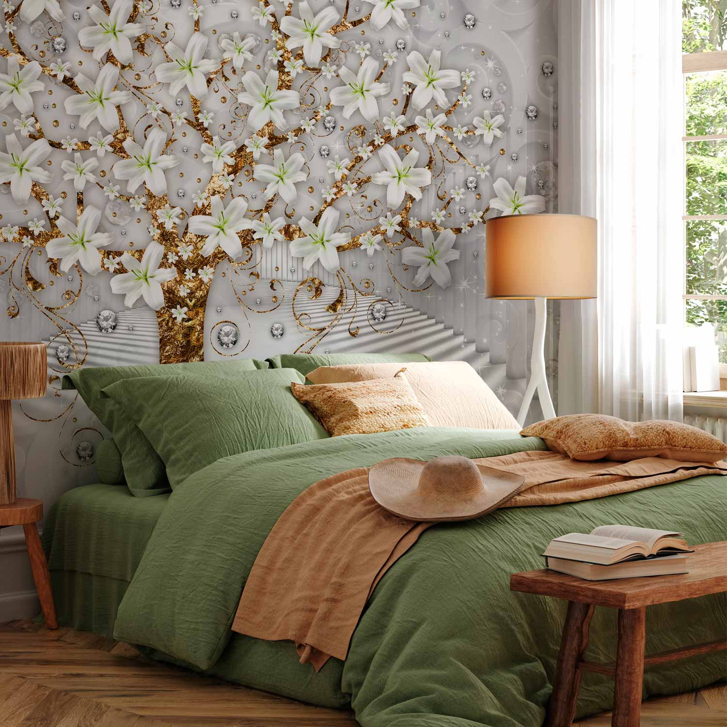 Tree Tunnel Nature Wall Mural