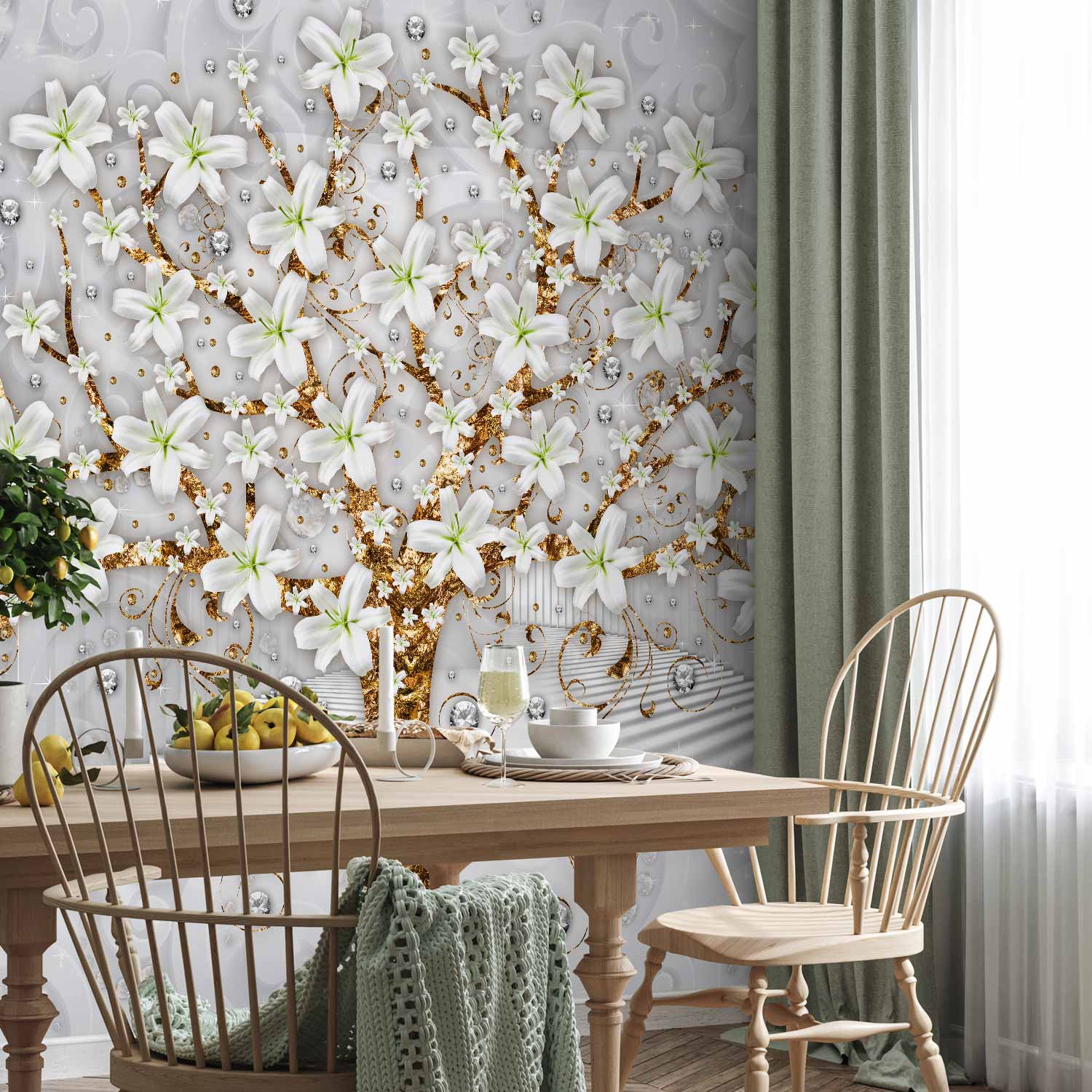 Tree Tunnel Nature Wall Mural