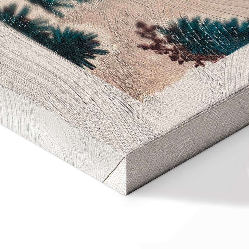 Vertical Crane Birds Oriental Canvas Print