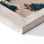 Vertical Crane Birds Oriental Canvas Print