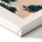 Vertical Crane Birds Oriental Canvas Print