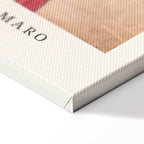 Colorful Woman With Umbrella Oriental Canvas Print