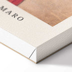 Colorful Woman With Umbrella Oriental Canvas Print