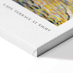 Colorful Night Cafe Street City Canvas Print