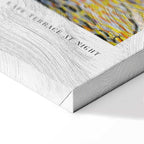 Colorful Night Cafe Street City Canvas Print