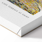 Colorful Night Cafe Street City Canvas Print