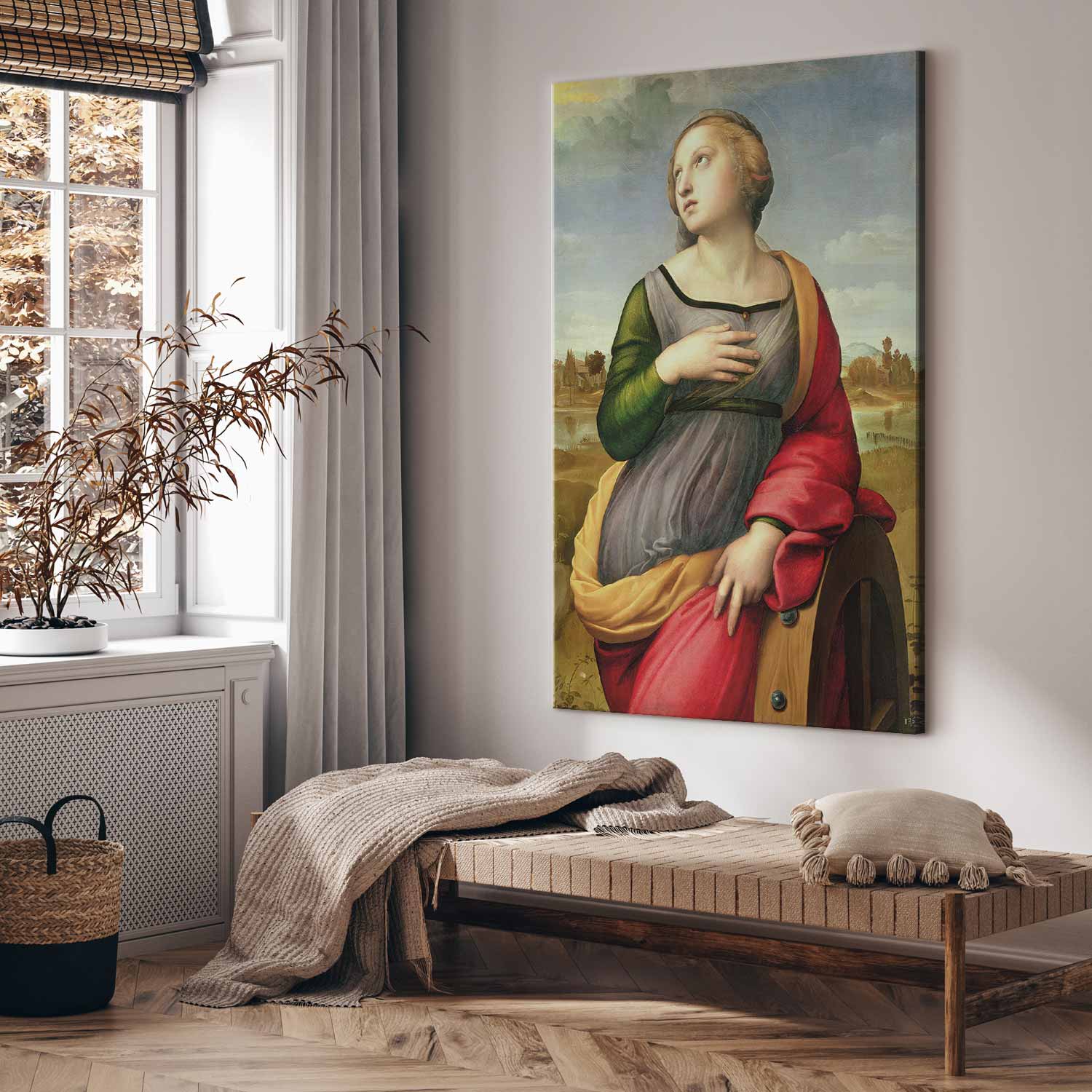 Saint Catherine of Alexandria Classic DIY Large Canvas Print