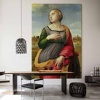 Saint Catherine of Alexandria Classic DIY Large Canvas Print