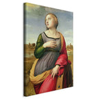 Canvas Print St. Catherine of Alexandria by Rafael Santi
