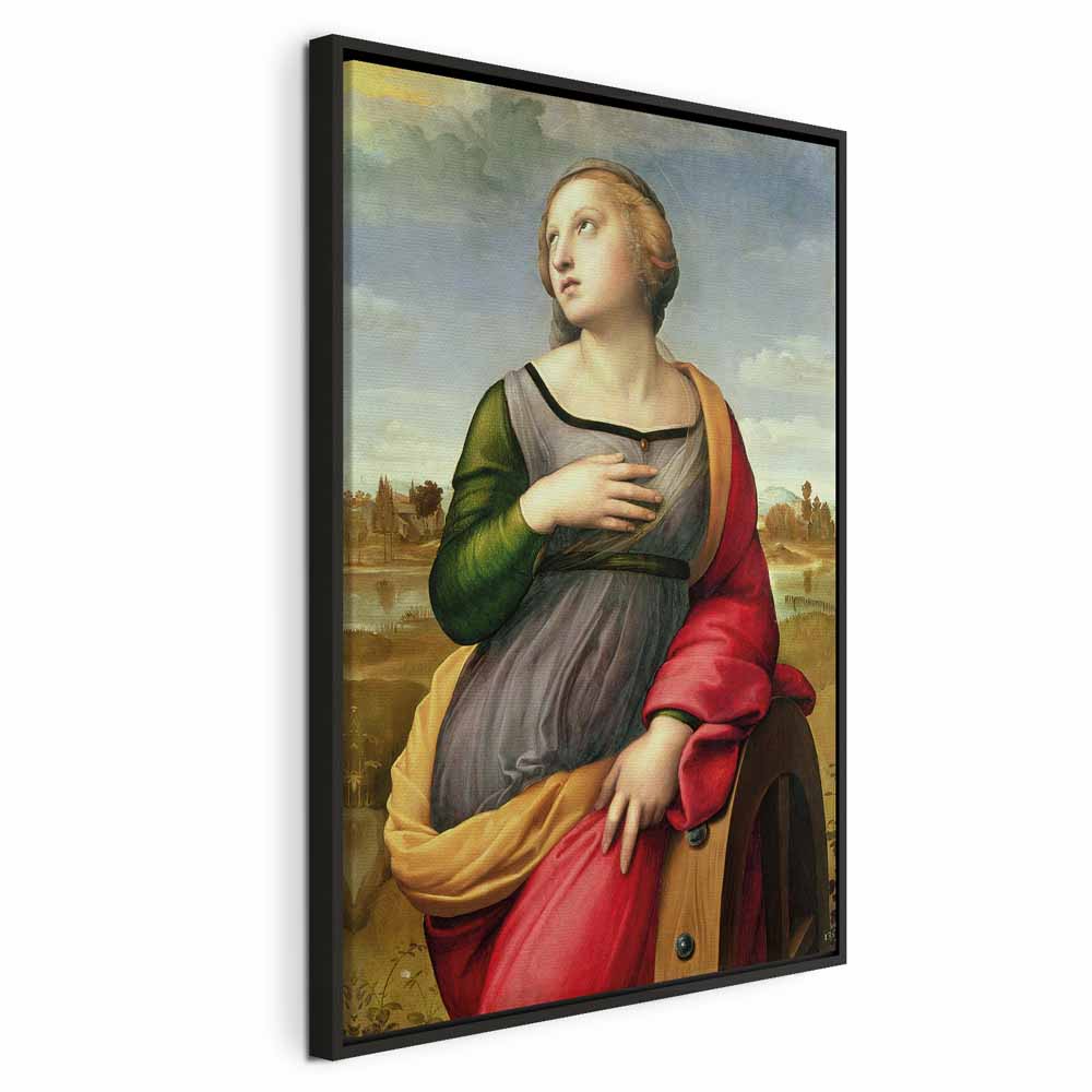 Canvas Print St. Catherine of Alexandria by Rafael Santi
