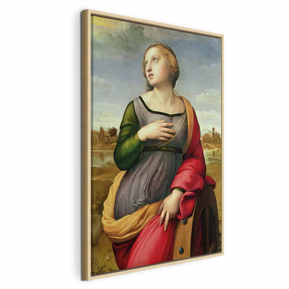 Canvas Print St. Catherine of Alexandria by Rafael Santi
