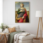 Canvas Print St. Catherine of Alexandria by Rafael Santi