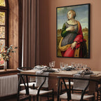 Canvas Print St. Catherine of Alexandria by Rafael Santi