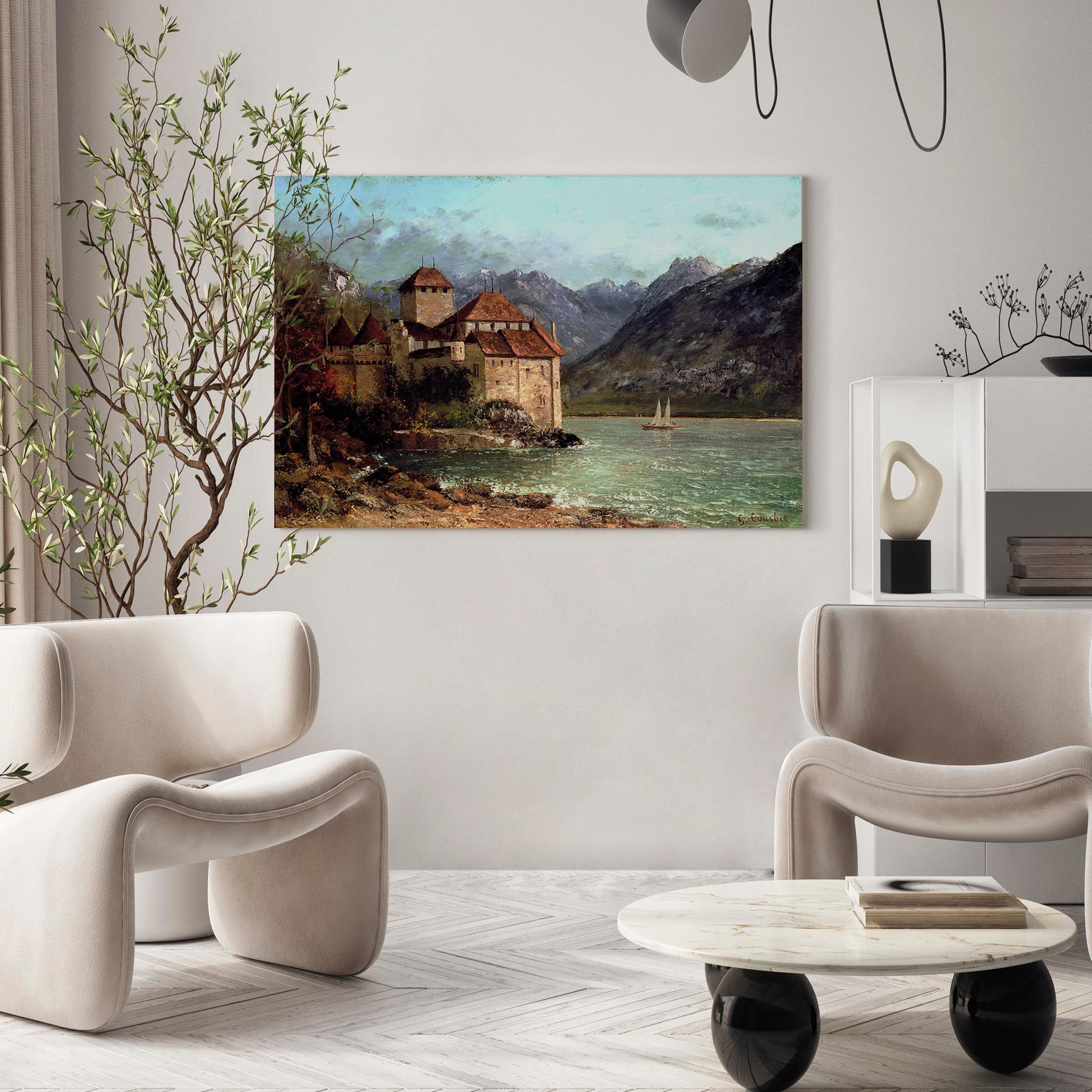 Canvas Print Chillon Castle
