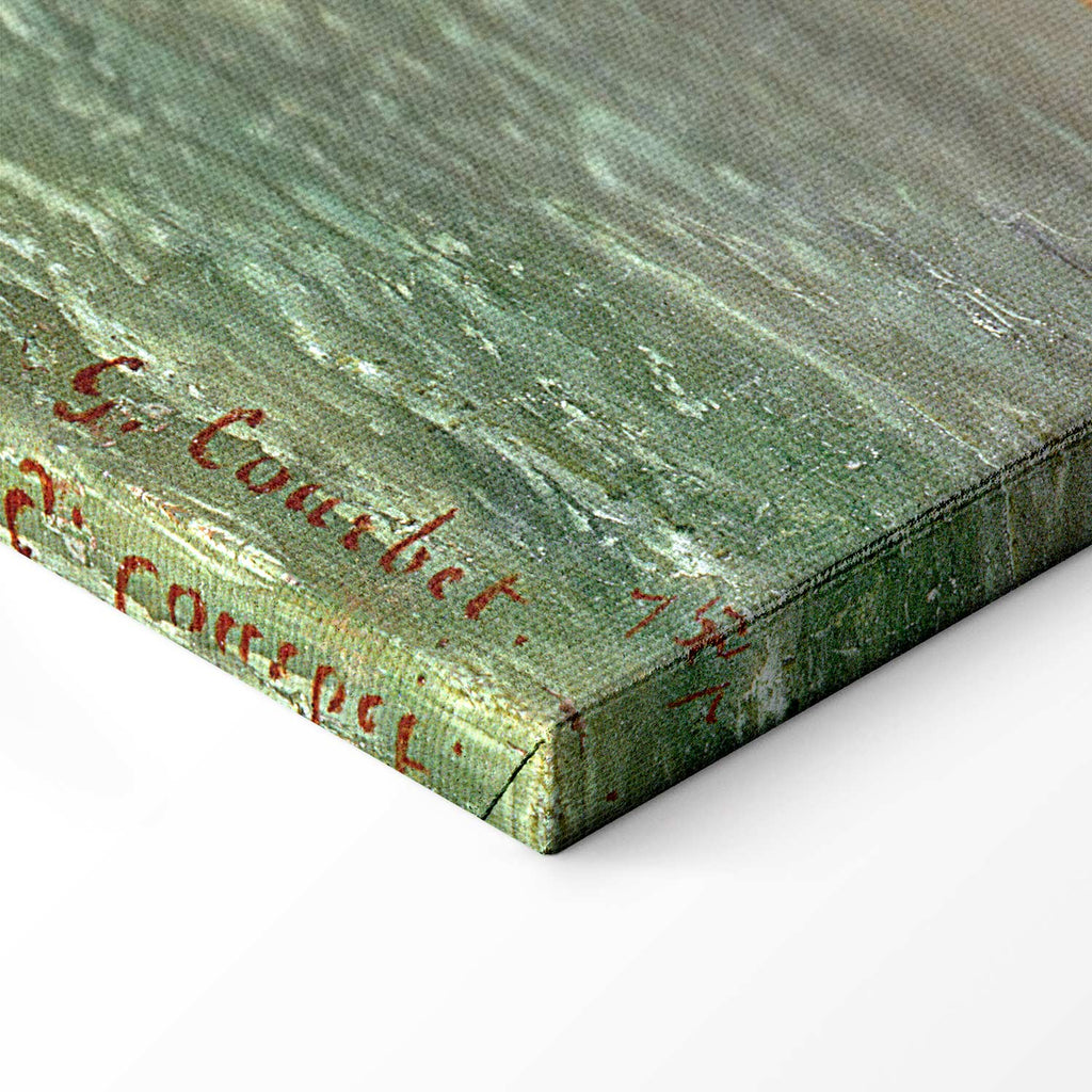 Chillon Castle Landscape Canvas Print