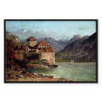 Chillon Castle Landscape Canvas Print