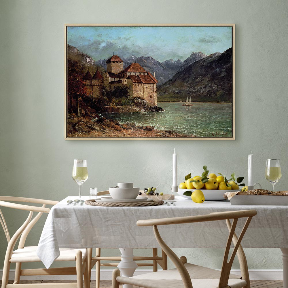 Canvas Print Chillon Castle