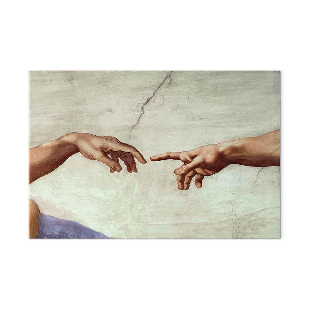 Creation of Adam Hands Classic Canvas Print