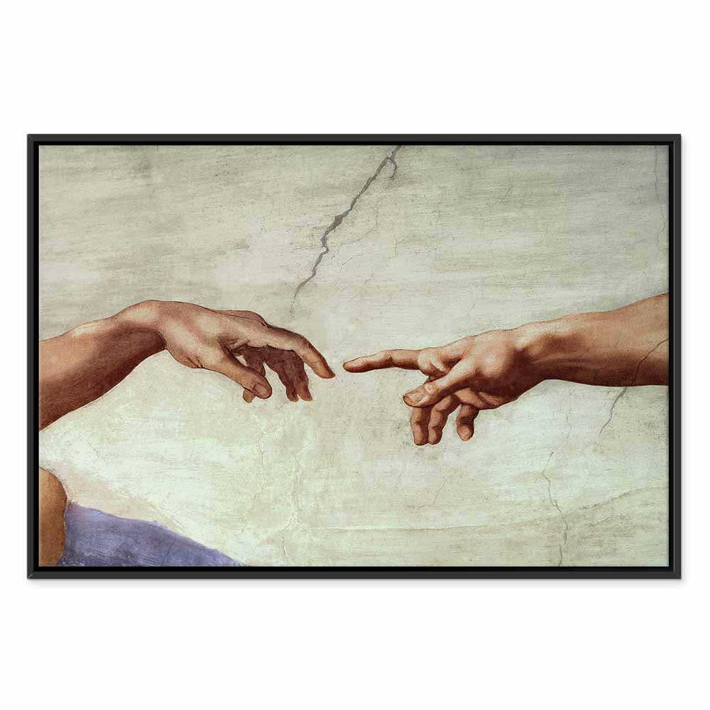 Creation of Adam Hands Classic Canvas Print