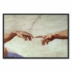 Creation of Adam Hands Classic Canvas Print