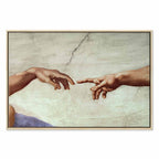 Creation of Adam Hands Classic Canvas Print