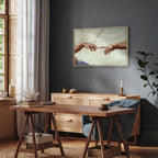 Creation of Adam Hands Classic Canvas Print