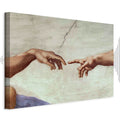 Creation of Adam Hands Classic Canvas Print