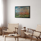 Claude Monet Spring Impressionist Canvas Print