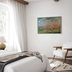 Claude Monet Spring Impressionist Canvas Print