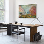 Monet Boat on the Seine Impressionist Canvas Print