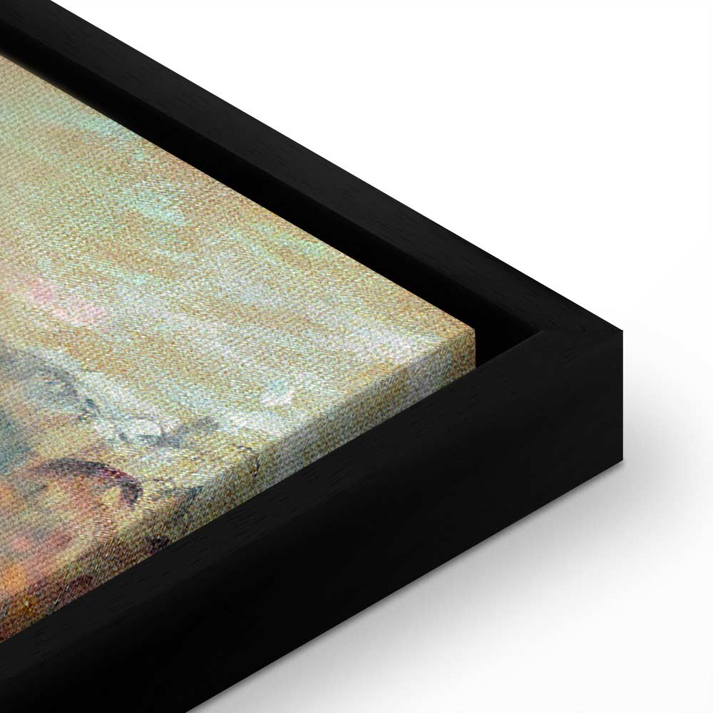 Monet Boat on the Seine Impressionist Canvas Print