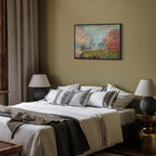 Monet Boat on the Seine Impressionist Canvas Print