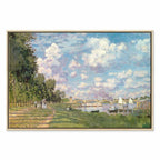 Argenteuil Harbor Impressionist Canvas Print