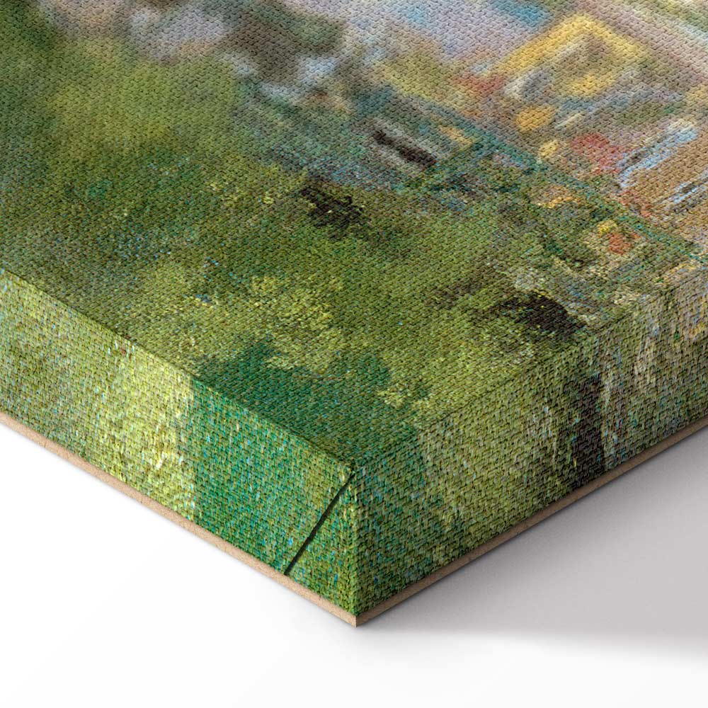 Argenteuil Harbor Impressionist Canvas Print