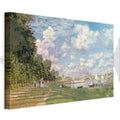 Argenteuil Harbor Impressionist Canvas Print