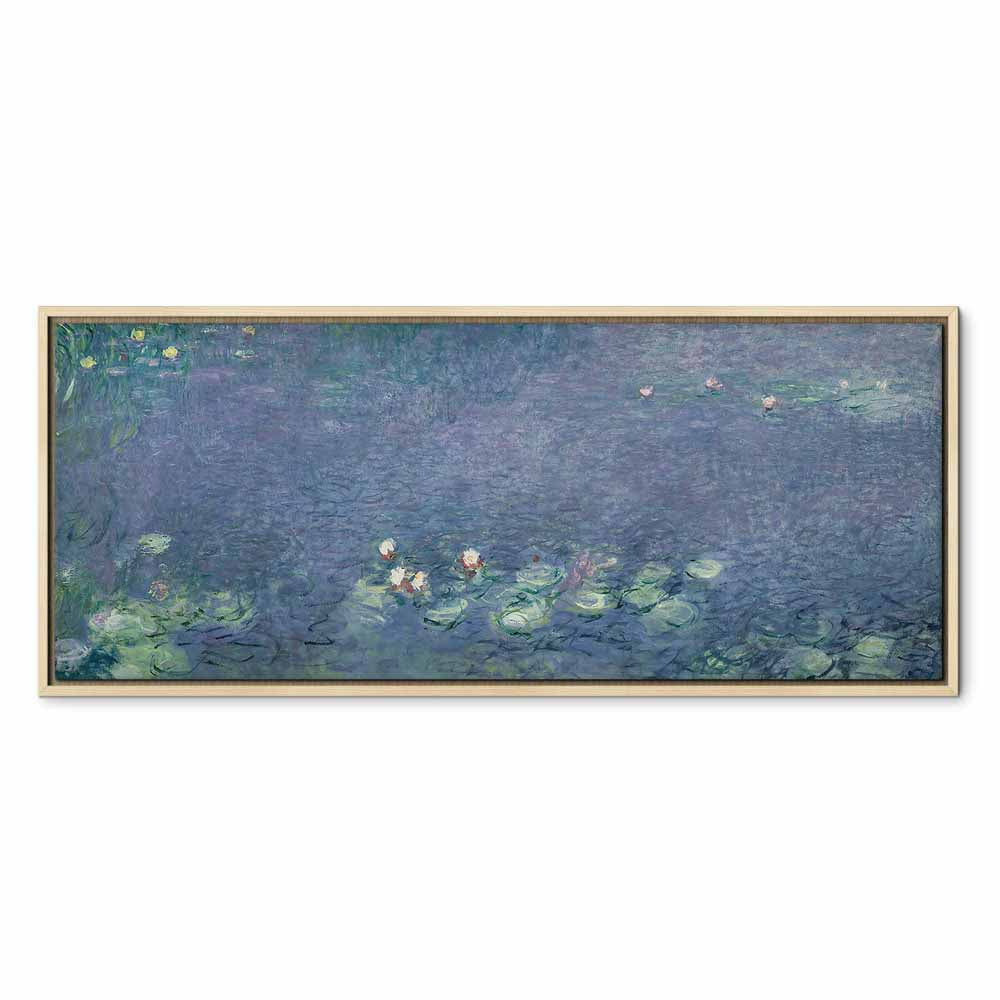 Water Lilies Impressionist Nature Canvas Print