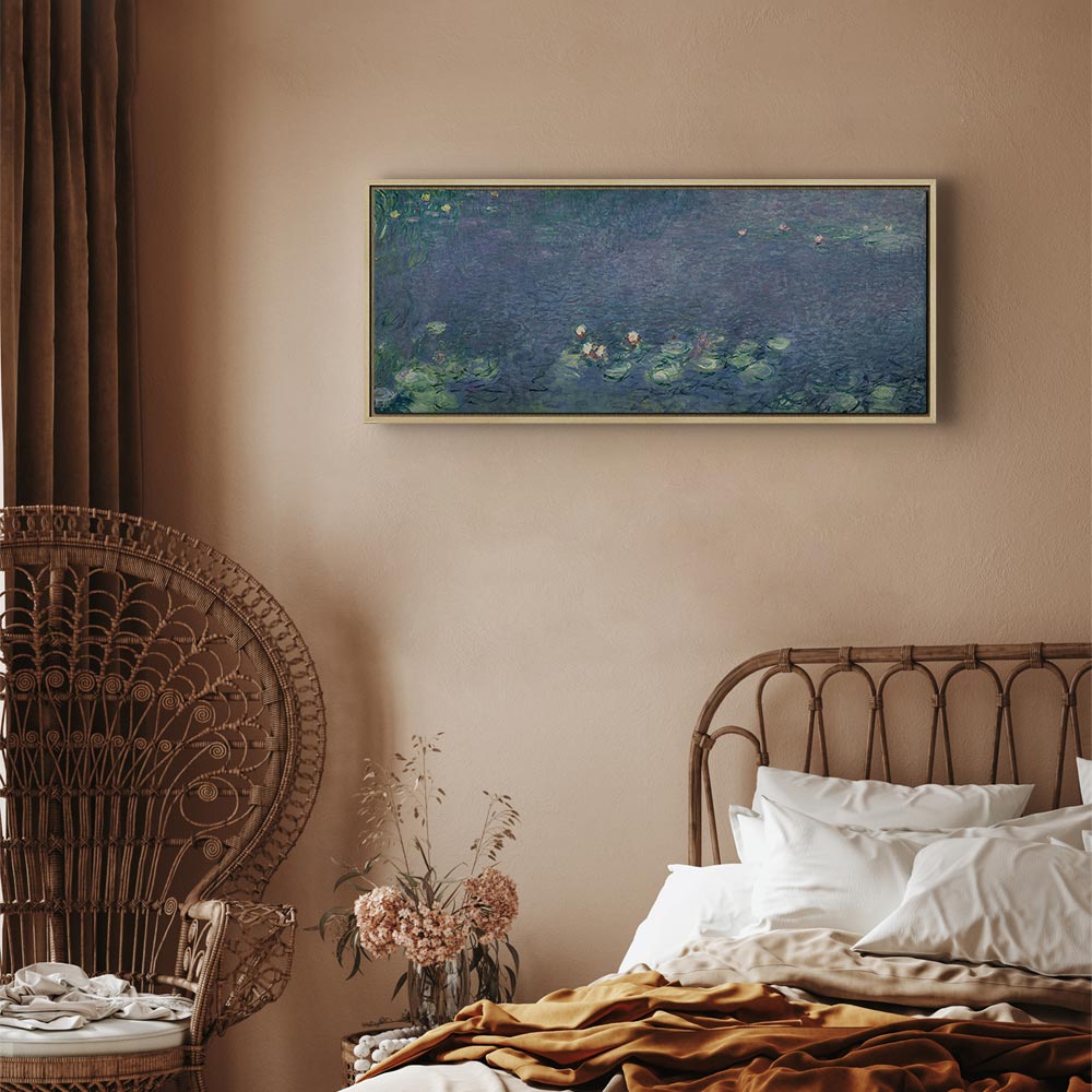 Water Lilies Impressionist Nature Canvas Print