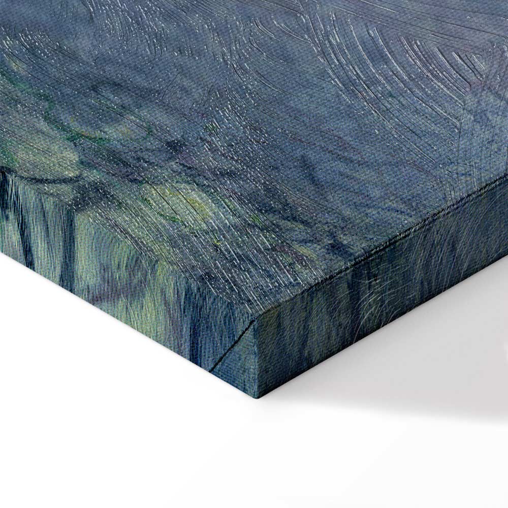 Water Lilies Impressionist Nature Canvas Print