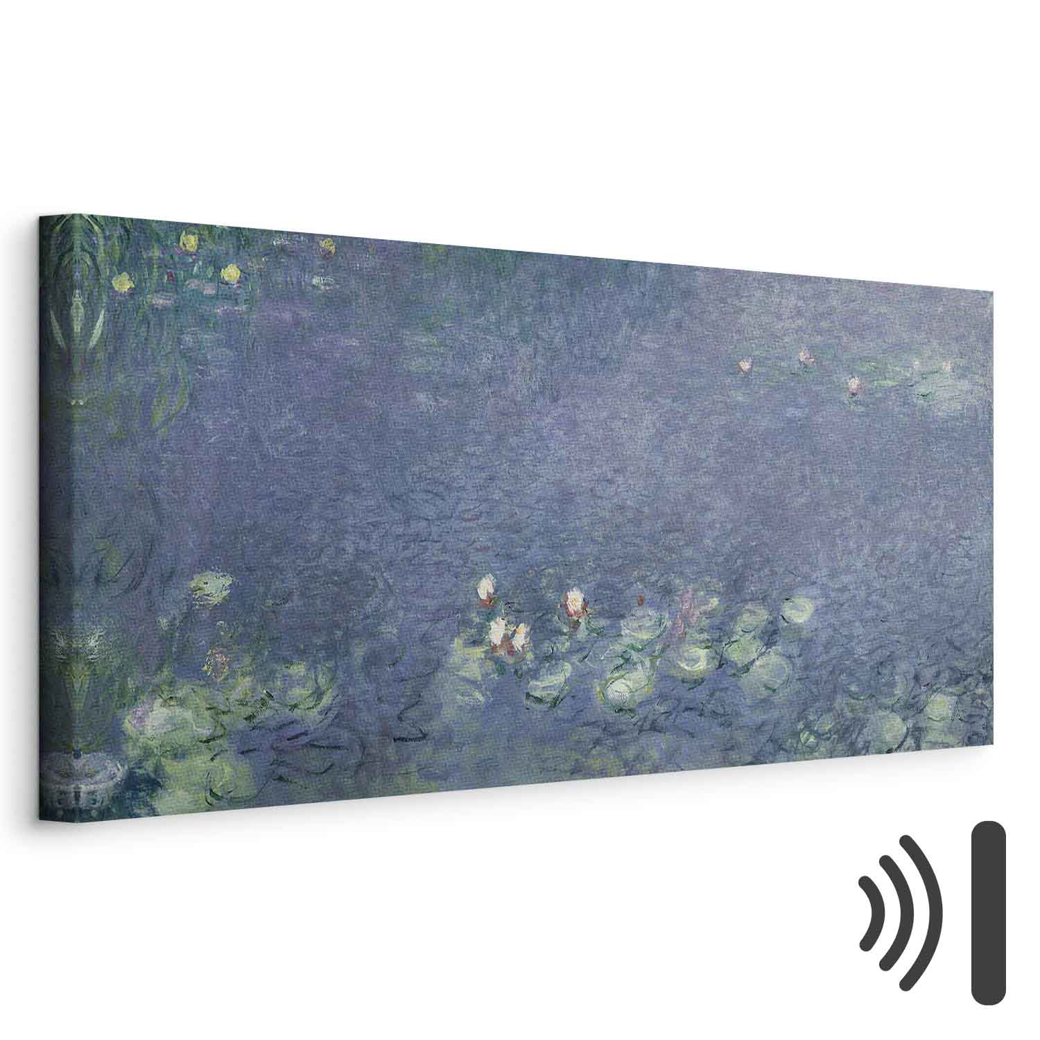 Water Lilies Impressionist Nature Canvas Print