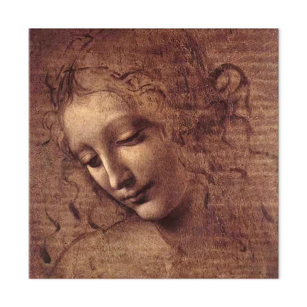 Renaissance Portrait Sketch Classic Canvas Print
