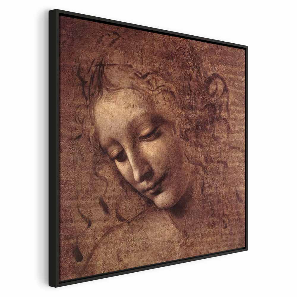 Renaissance Portrait Sketch Classic Canvas Print