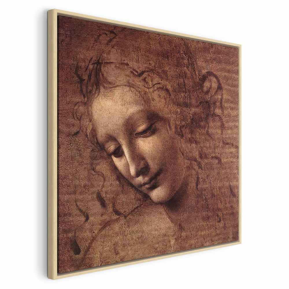 Renaissance Portrait Sketch Classic Canvas Print