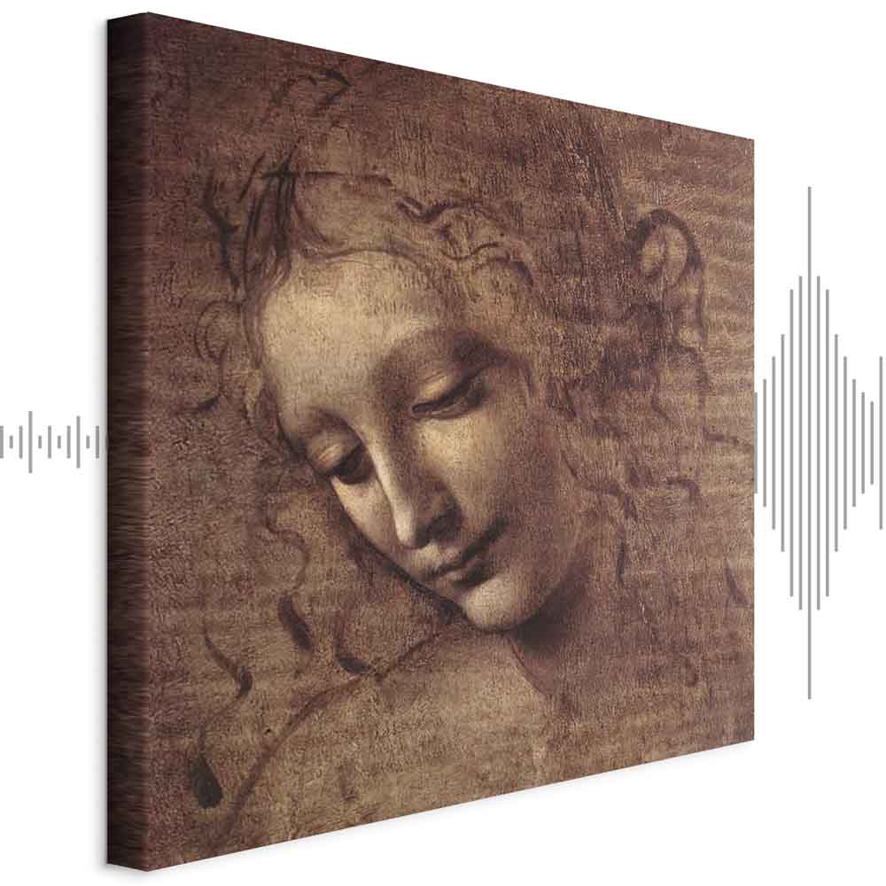 Renaissance Portrait Sketch Classic Canvas Print