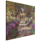 Canvas Print Garden Path in Giverny