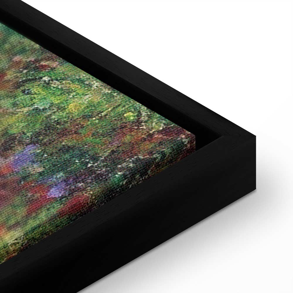 Monet Garden Pathway Colourful Canvas Print