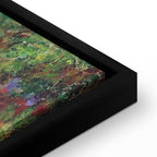 Monet Garden Pathway Colourful Canvas Print