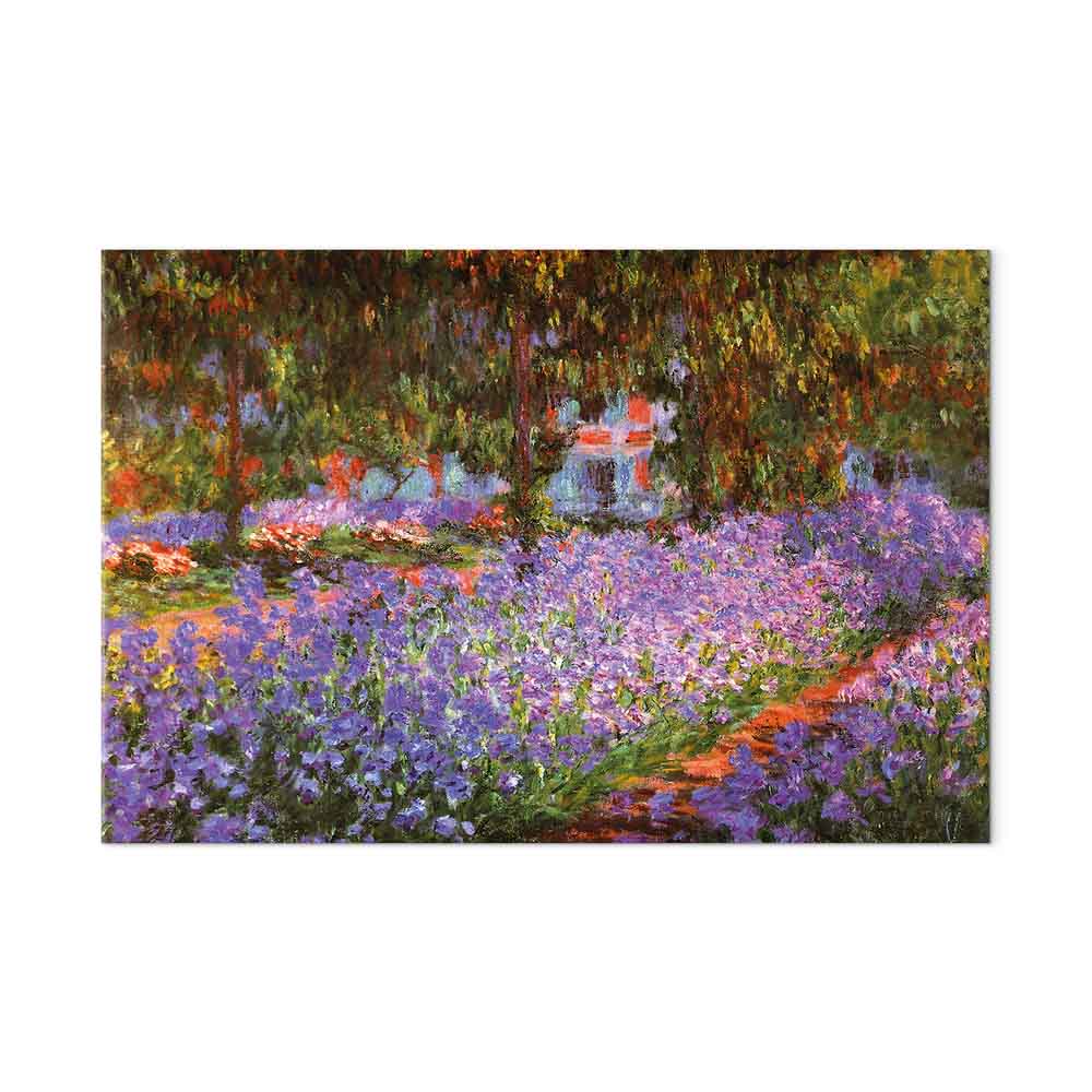 Monet Garden at Giverny Impressionist Canvas Print