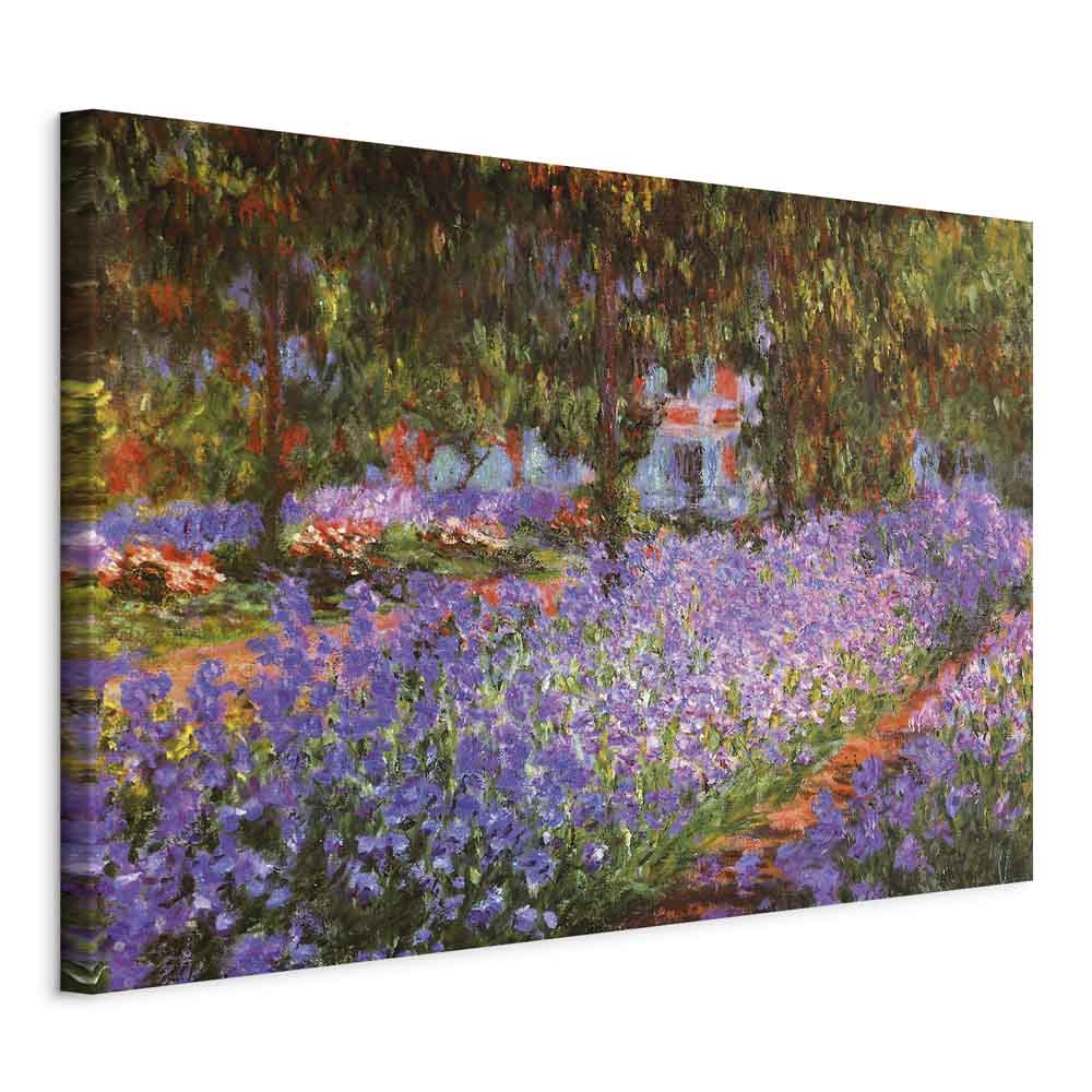 Monet Garden at Giverny Impressionist Canvas Print
