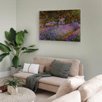 Monet Garden at Giverny Impressionist Canvas Print