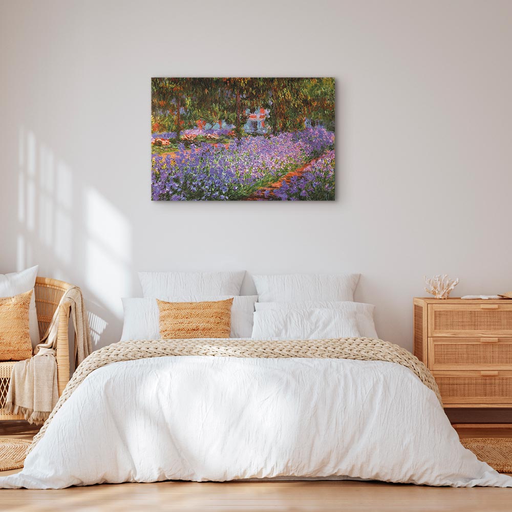 Monet Garden at Giverny Impressionist Canvas Print